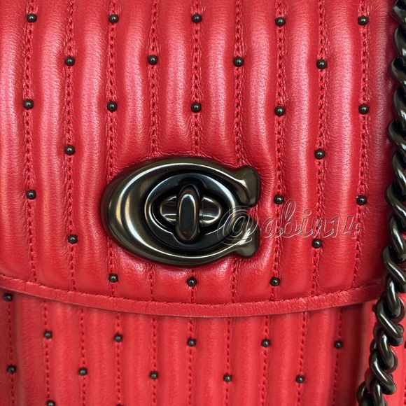 NWT Coach Parker 16 Backpack with Quilting Rivets - Picture 3 of 10